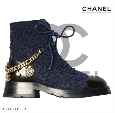 chanel lace up shoe|chanel tan boots.